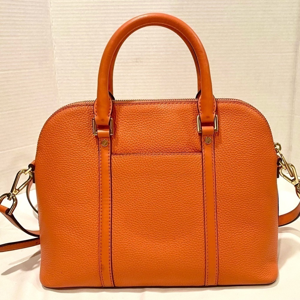 LIKE NEW — Michael Kors Bedford Legacy Satchel in Melon - Picture 7 of 11